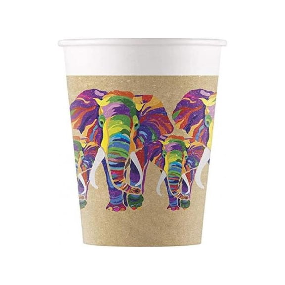 Procos Paper Elephant Party Cup (Pack of 8)