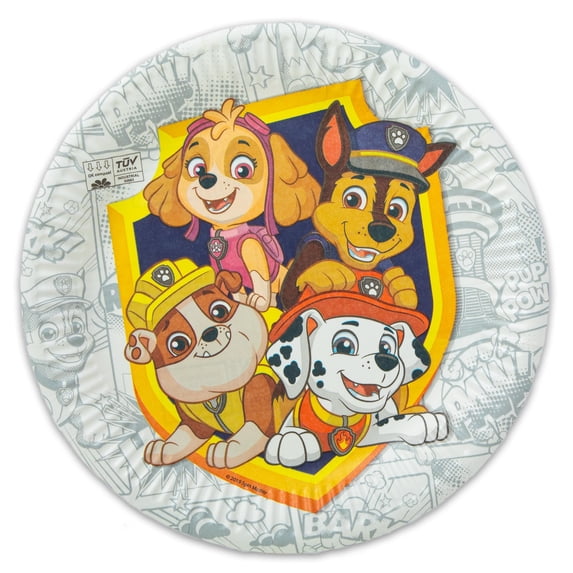 Procos Paw Patrol Paper Plates – 9" FSC-Certified Disposable Plates