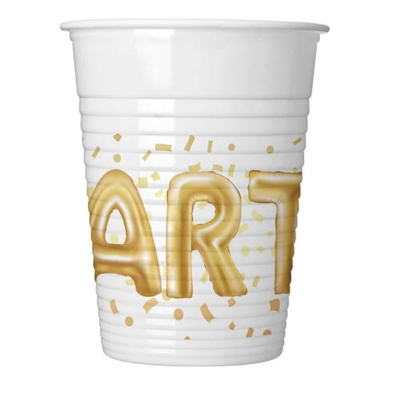 Procos Plastic Party Glasses (Pack of 8)