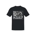 thumbnail image 1 of Procrastination Humor: Chaplin Style Men's T-shirt, 1 of 3