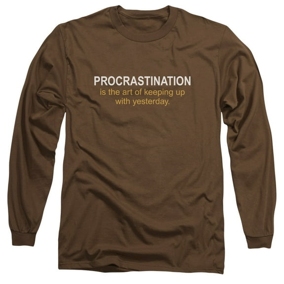 - Procrastination - Long Sleeve Shirt - XXX-Large