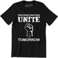 thumbnail image 1 of Procrastinators Unite Tomorrow College Party Humor Funny Men's T-Shirt, 1 of 4