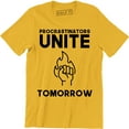 thumbnail image 1 of Procrastinators Unite Tomorrow Funny College Party Humor Gift Men's T-Shirt, 1 of 4