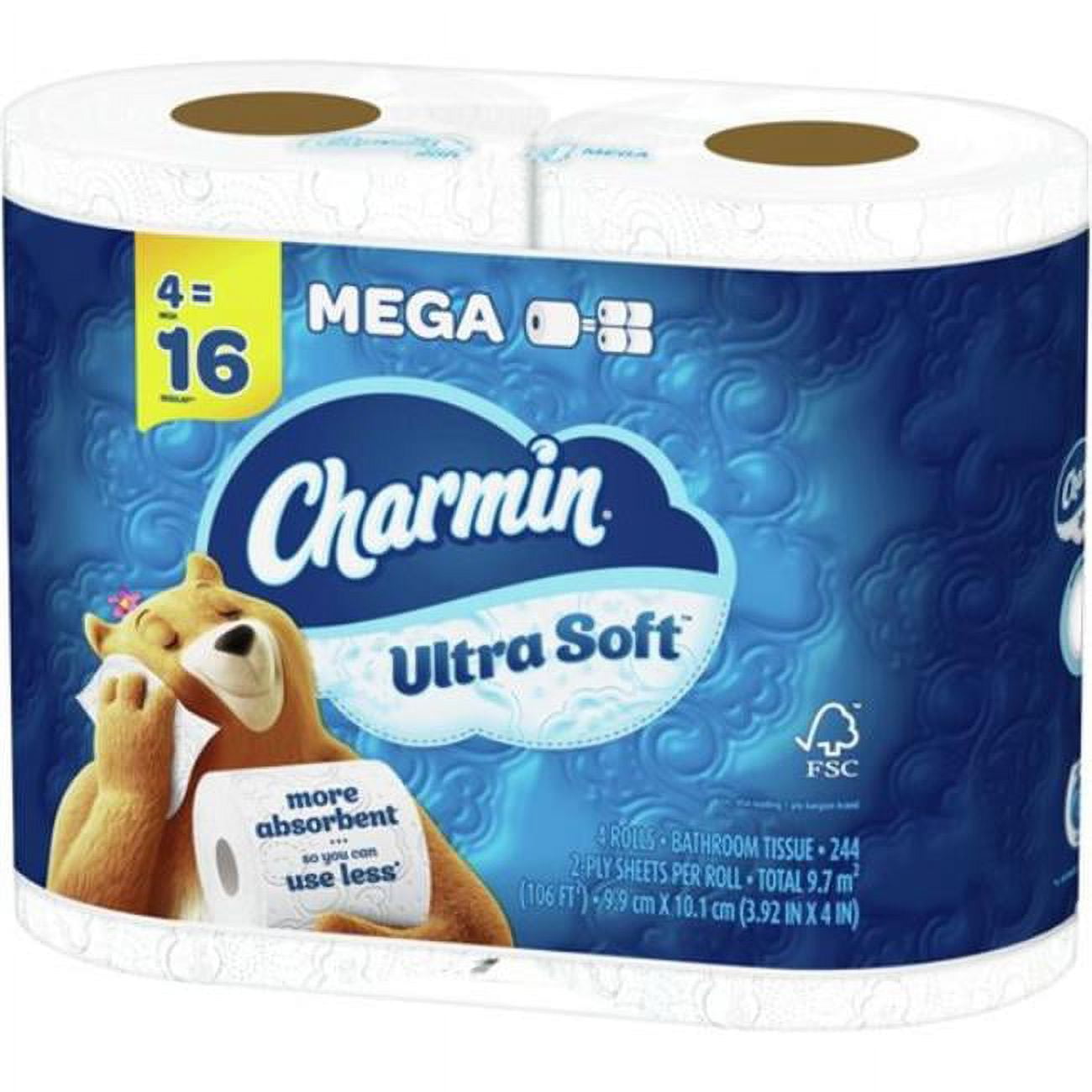 Cottonelle Ultra Comfort Toilet Paper, 24 Mega Rolls, 268 Sheets per Roll  (6,432 Total) 