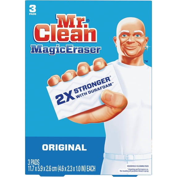 Mr. Clean Magic Eraser Cleaning Sponge - Multipurpose Pads - 3 Count