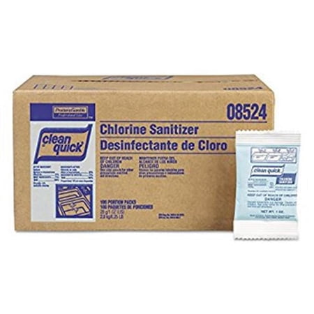 Procter & Gamble 2584 1 oz Powdered Chlorine-Based Sanitizer Packet