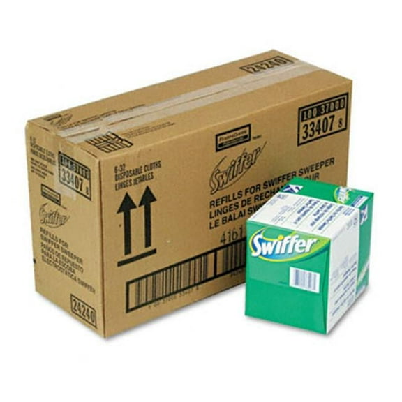 Procter & Gamble 33407CT Swiffer Sweeper Dry Refill System Cloth WE 32/box 6/carton