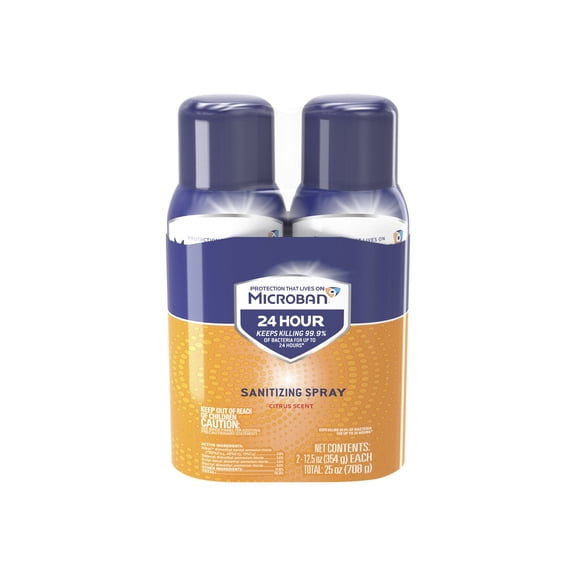Microban DISINFECTANT,CITR,12.5Z,2 50195