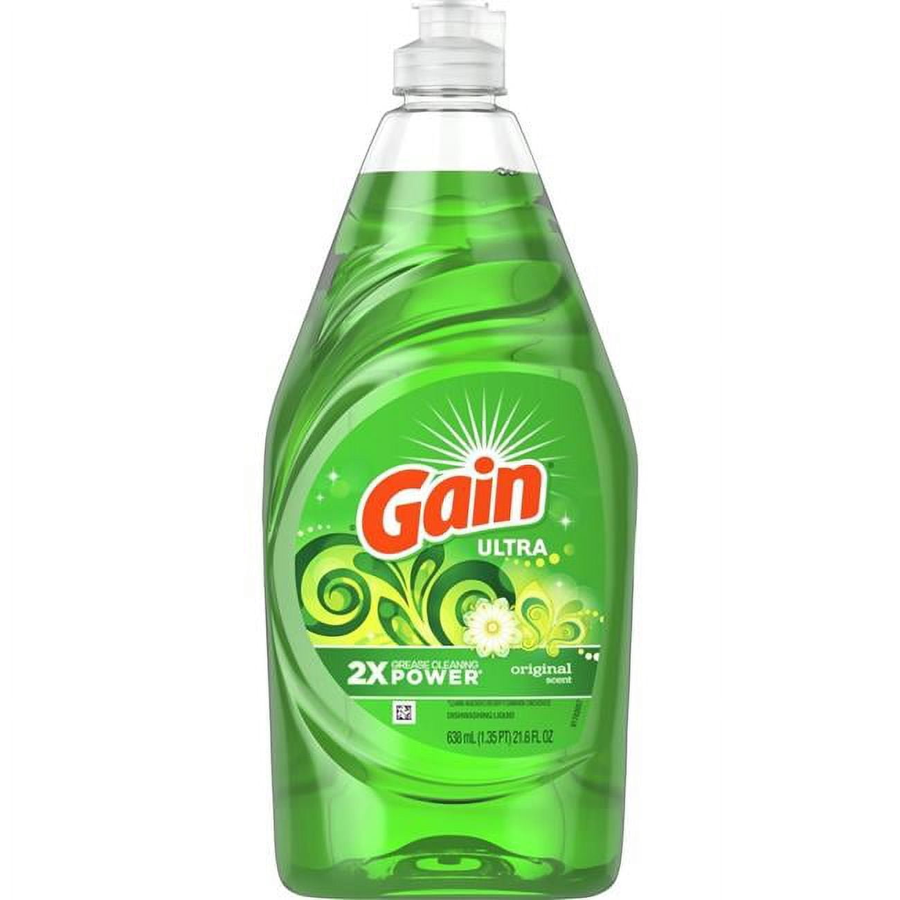 Procter &amp; Gamble 8 oz Gain Scent Dish Liquid Detergent - Pack of 12 - Walmart.com