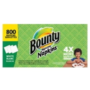 Procter & Gamble, Bounty Quilted White Napkins, 4 packages