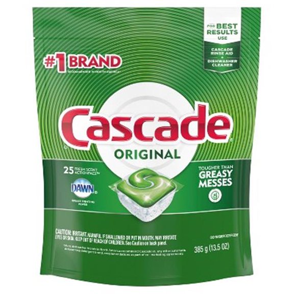 Procter & Gamble Cascade Original Platinum Fresh Scent Actionpacs - 25 Count