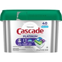 Procter & Gamble Cascade Platinum Action Pacs Dishwasher Detergent - Pack of 10 Everyday Supply Pack