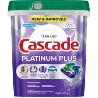 Procter & Gamble Cascade Platinum Plus Action Pacs Dishwasher Detergent - Pack of 10