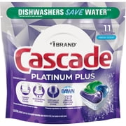 Procter & Gamble Cascade Platinum Plus Action Pacs Dishwasher Detergent - Pack of 4