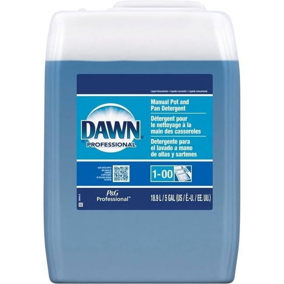 Procter & Gamble Commercial Dawn Manual Pot & Pan Detergent - Translucent Blue