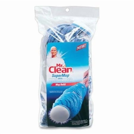Procter & Gamble Cotton Supermop with Magic Eraser Mop Refill, Blue