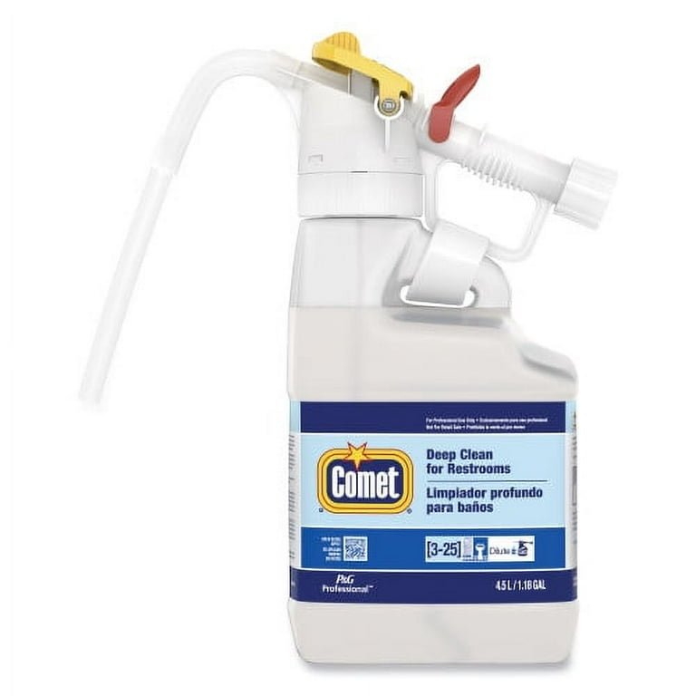 Dilute 2 Go, Comet Deep Clean for Restrooms, Fresh Scent, , 4.5 L Jug, 1/Carton Dilute 2 Go, Comet Deep Clean for Restrooms, Fresh Scent, , 4.5 L Jug, 1/Carton