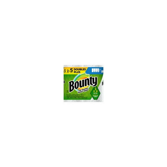 Procter & Gamble 116258 Double Plus Paper Towel Rolls, White - 2 Count