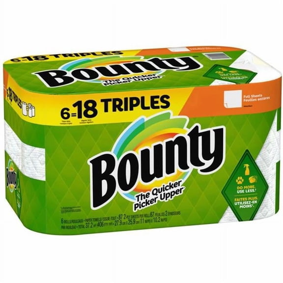 Procter & Gamble PGC05849 0.16 Select-A-Size Paper Towels, White - 87 Count - Pack of 6