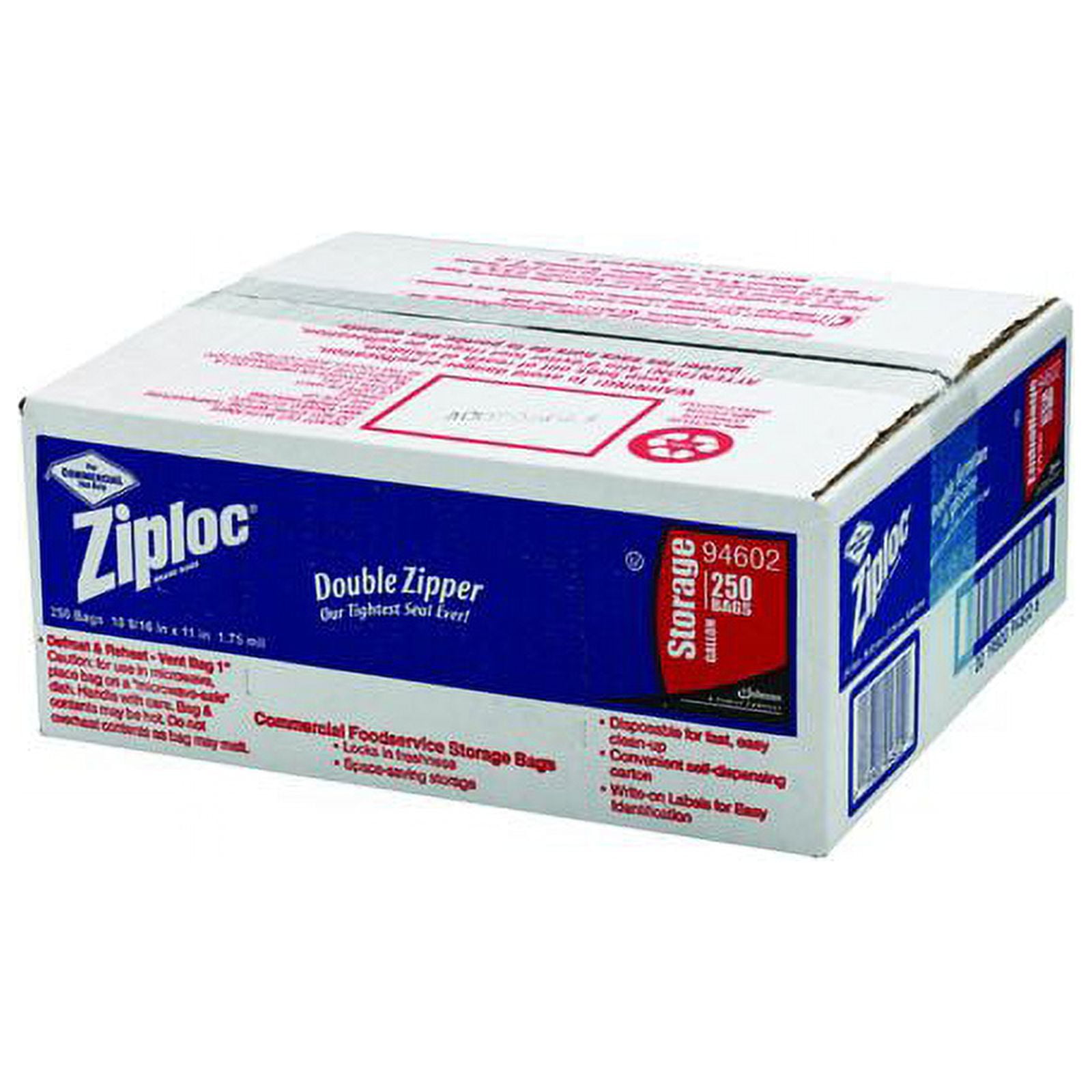 SC Johnson Ziploc® 682257 Gallon Clear 1.66 mil Poly Commercial
