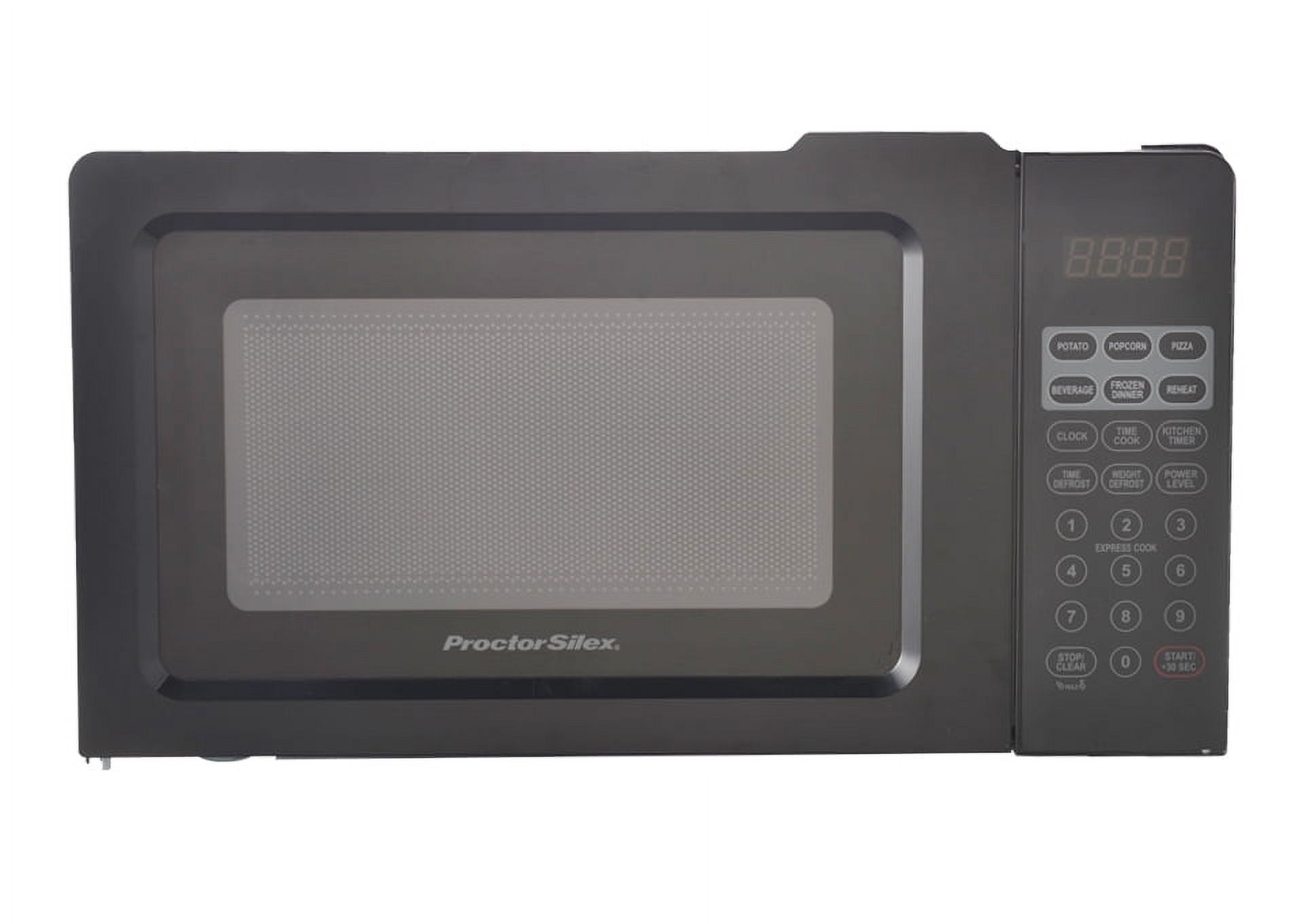 Proctor Silex 0.7 Cu ft Black Digital Microwave Oven - image 1 of 5
