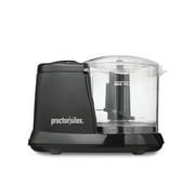 Proctor Silex Electric Food Chopper & Mini Food Processor, 1.5 Cup, Black