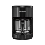 Proctor Silex 10-Cup Drip Coffee Maker Machine with Glass Coffee Pot, Black