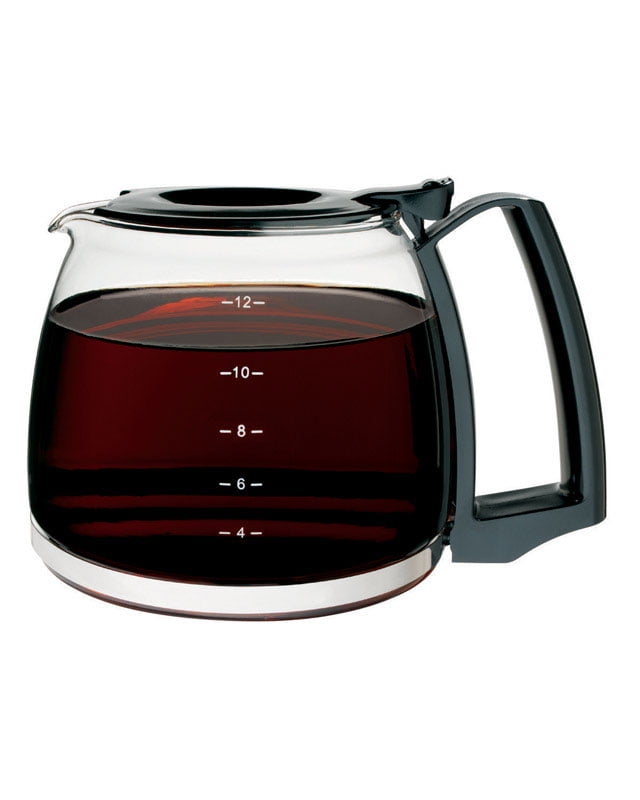 Clear Glass 96 oz Replacement Coffee Carafe with Hinged Lid