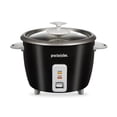 thumbnail image 1 of Proctor Silex 16 Cup Rice Cooker & Food Steamer with Steam & Rinse Basket, Black, 1 of 8