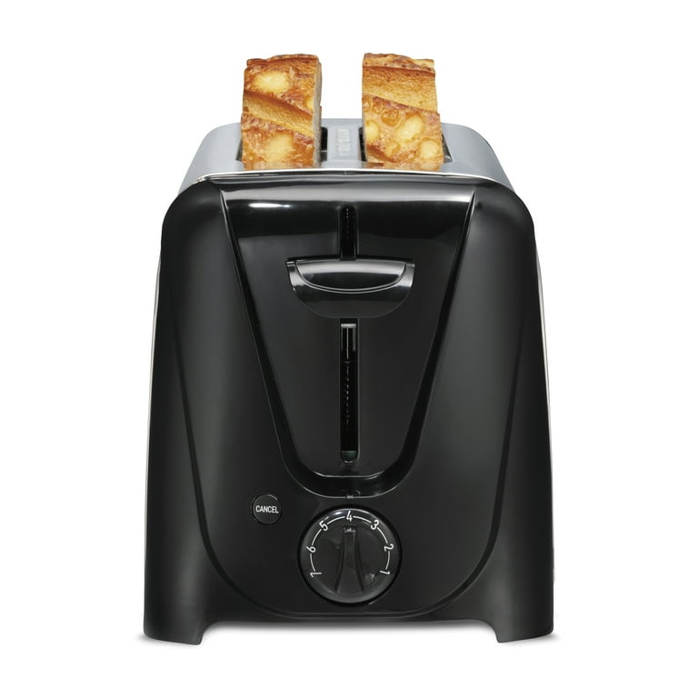 2 Slice Black Bread Toaster Toasting Breakfast Small Kitchen Appliances 6  Shades