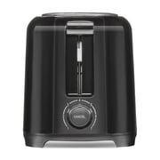 Proctor Silex 2-Slice Toaster with Extra-Wide Slots, Toast Boost, and Removable Crumb Tray, Black