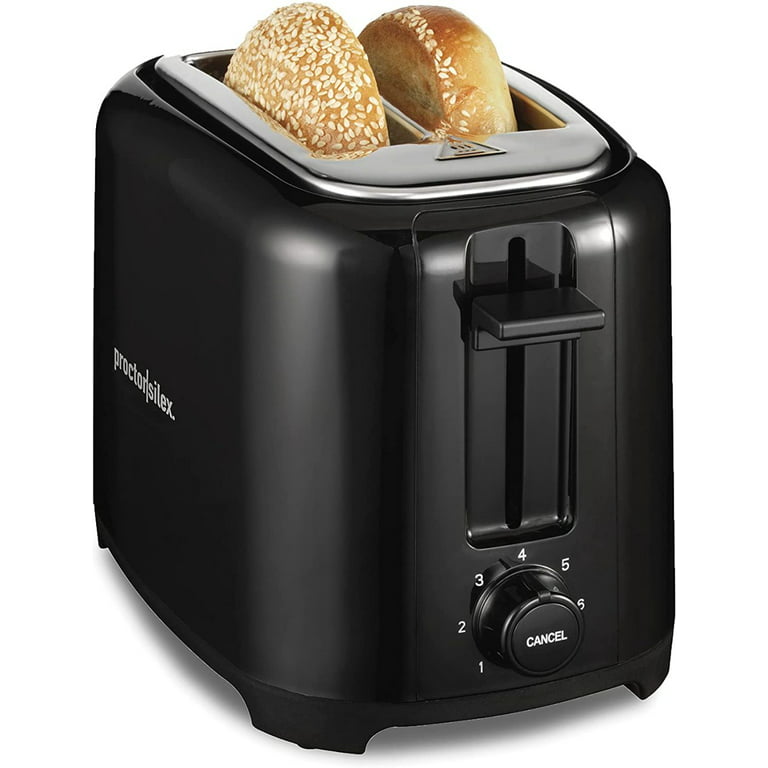 Rise By Dash 6065231 7.9 x 12.2 x 9.5 in. Metal Black 2 Slot Toaster