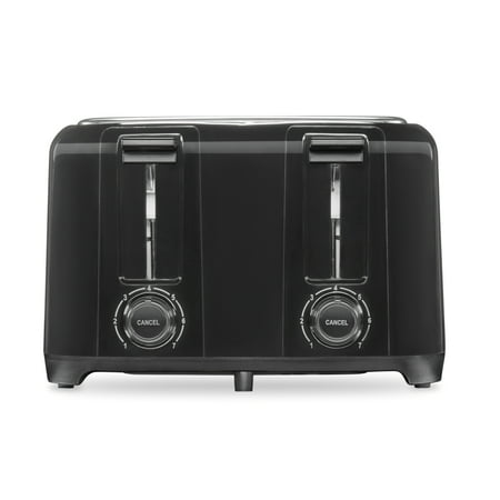 Proctor Silex - Wide-Slot 4 Slice Toaster, Black, 24215PS - Black