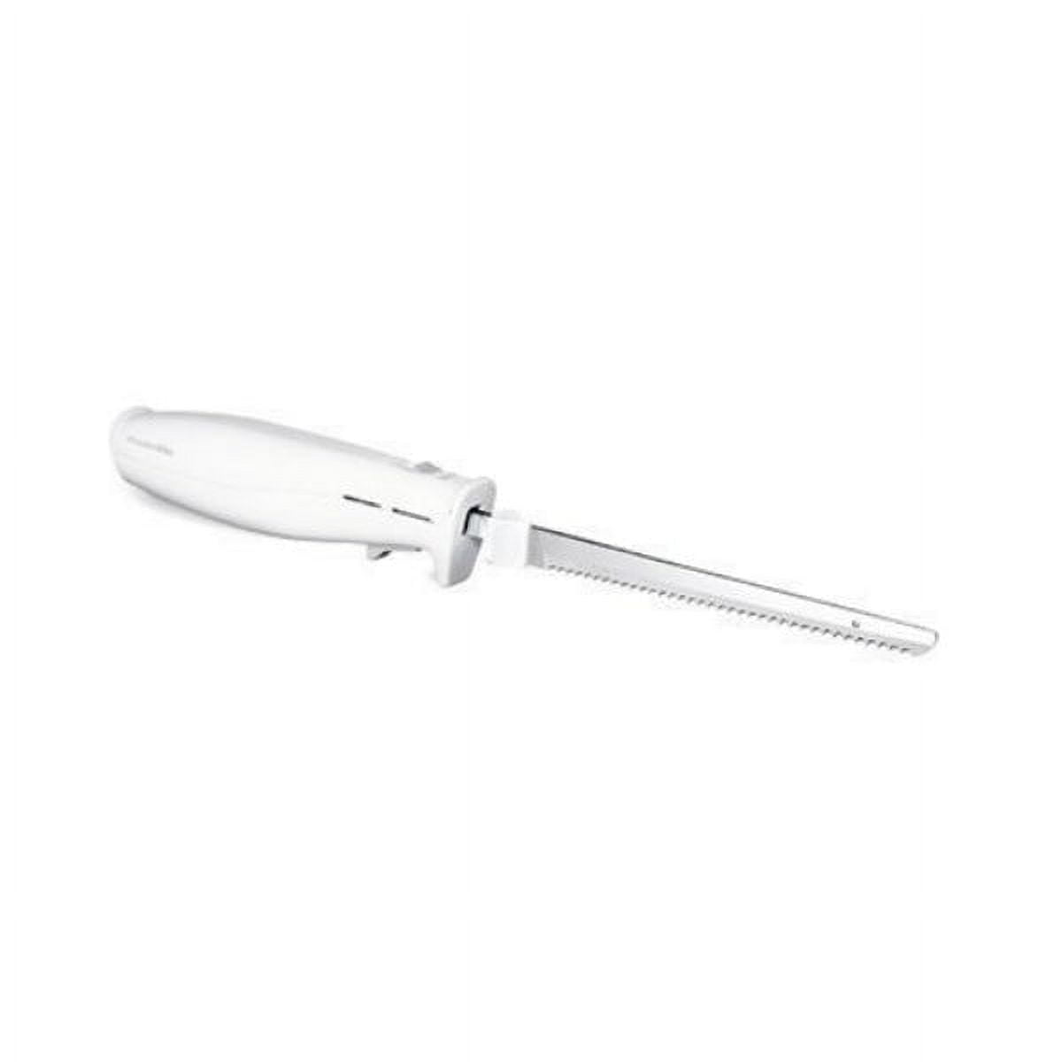 Proctor Silex 74311 Easy Slice Lightweight Electric Knife, White, Each