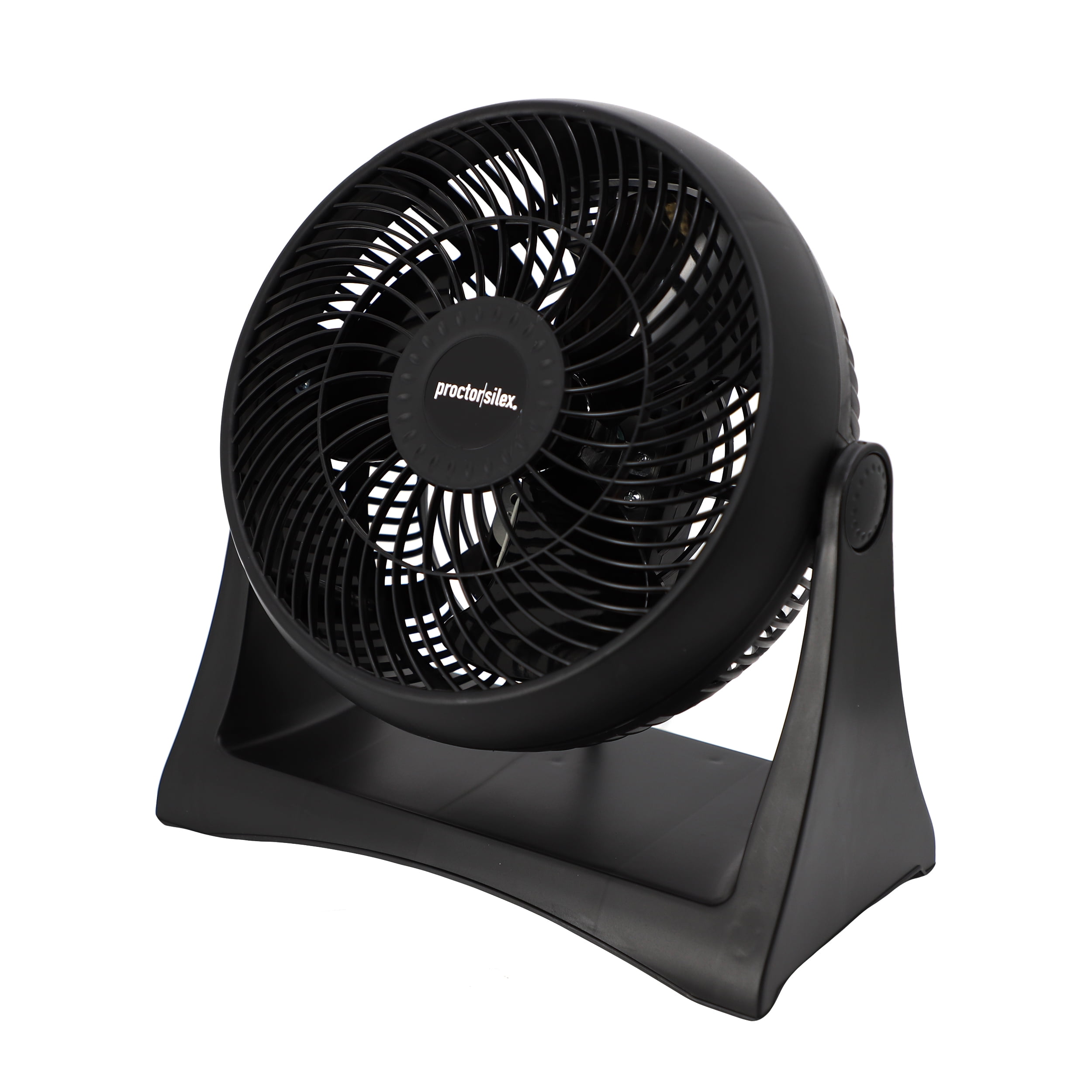 Proctor Silex 8 Inch 35 Watt 3-Speed Adjustable Tilt Desk Office Fan in Black