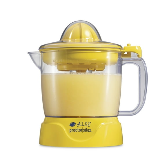 Proctor Silex Electric Citrus Juicer Machine for Fruits and Vegetables with 34 oz Pitcher, Alex’s Lemonade Stand Edition