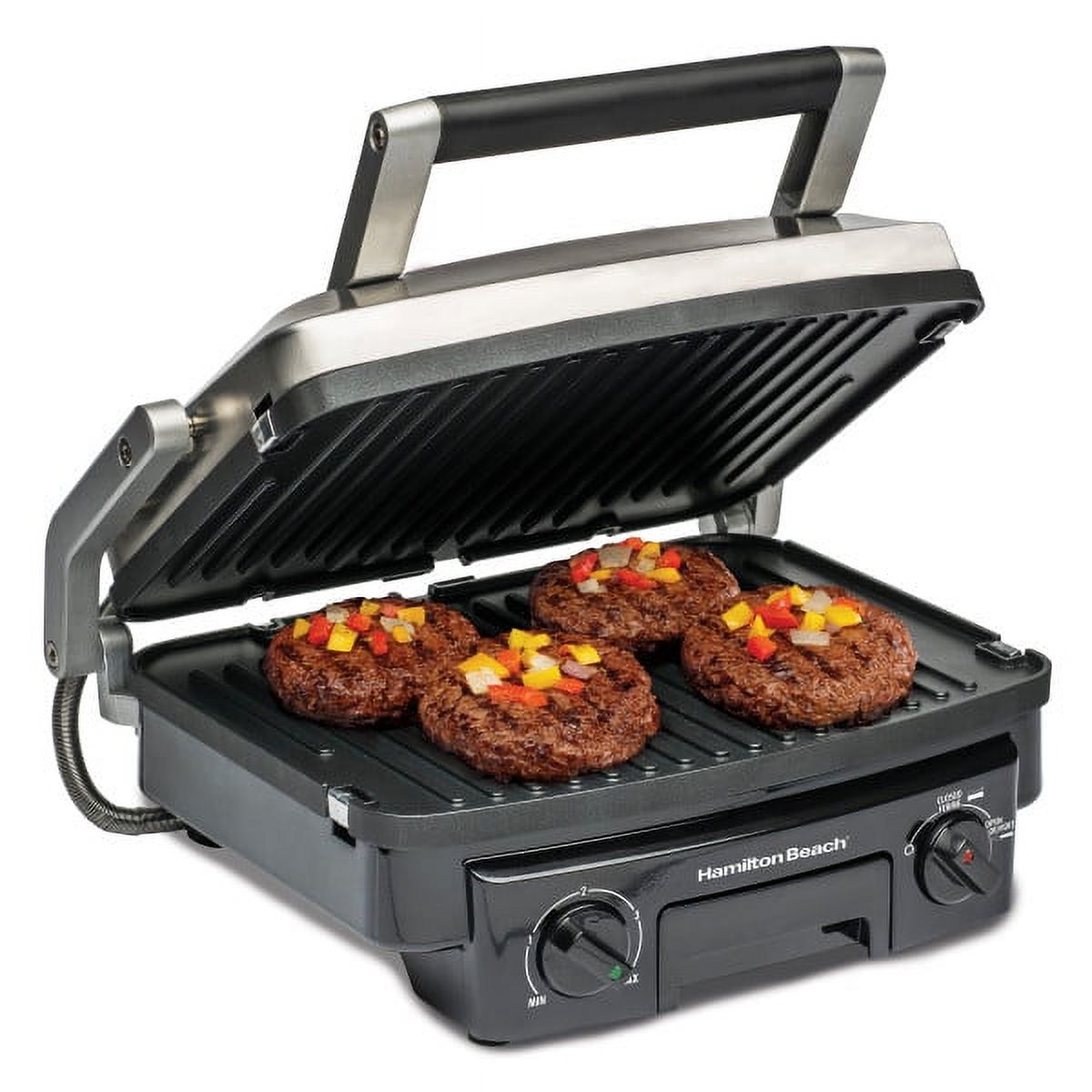 Proctor Silex Contact Grill with Reversible Grids - image 1 of 9