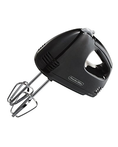 Proctor Silex 5 Speed Easy Mix Electric Hand Mixer with Bowl Rest, Black (62507)