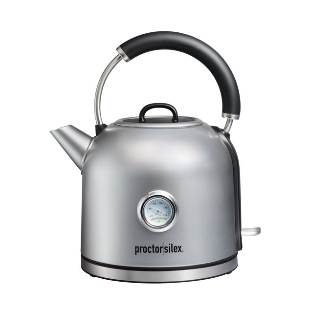 Proctor Silex Electric Dome Kettle, 1.7 Liter Capacity, Temperature