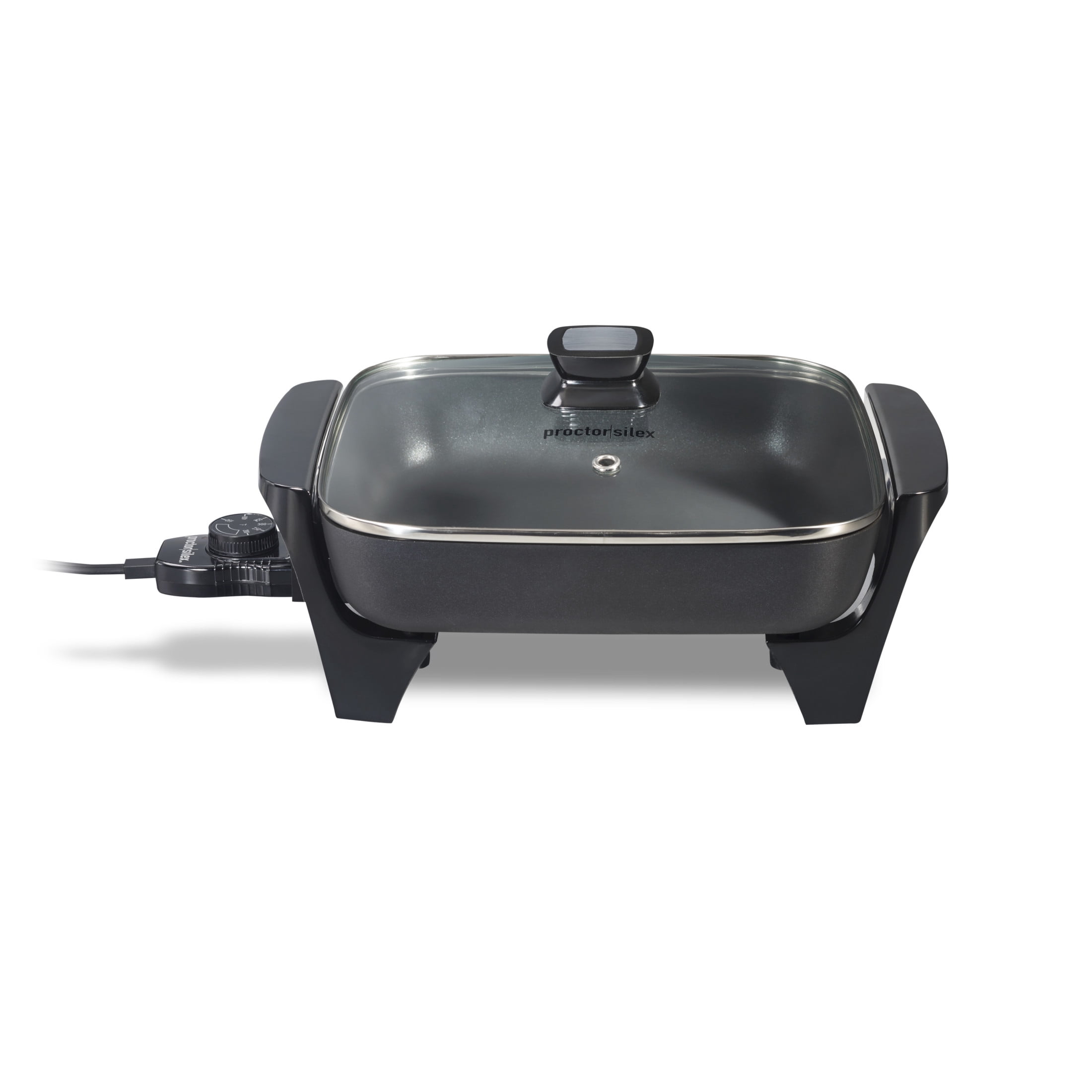 Proctor Silex Electric Skillet with 116 sq. in. of Nonstick Cooking Surface, Black