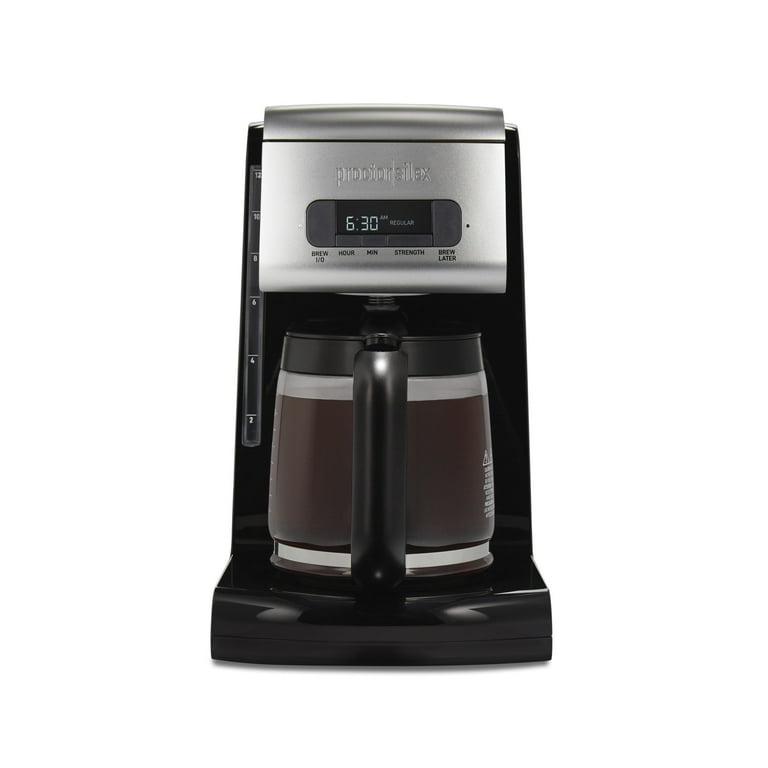 Proctor Silex Front Fill 12-Cup Programmable Drip Coffee Maker