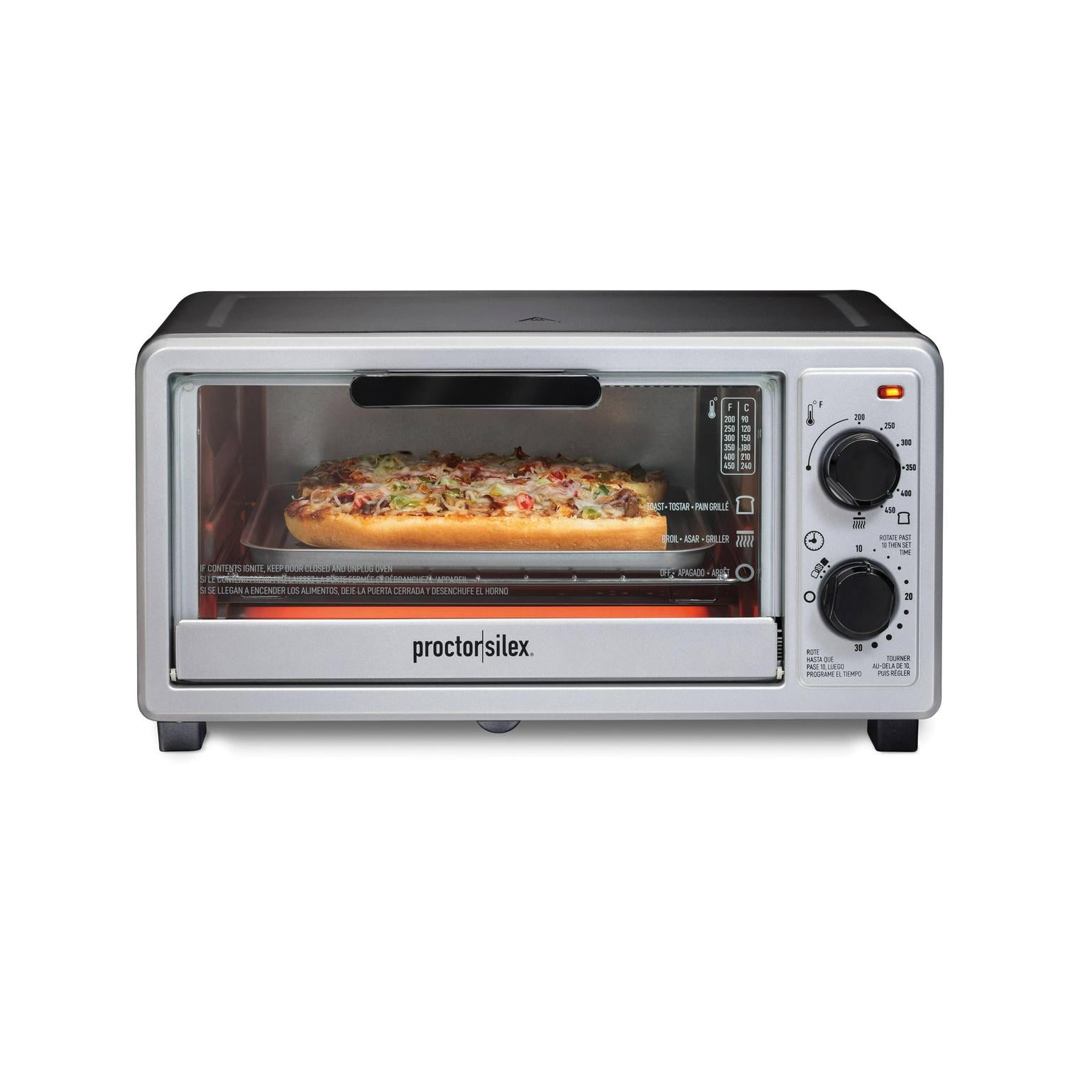 Proctor Silex Proctor Silex 4 Slice Toaster Oven - Walmart.com