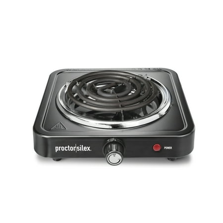 Proctor Silex - 5" Modular Electric Cooktop with Adjustable Temperature - Black