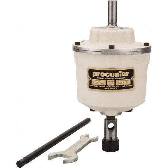 Procunier No. 6 Min Tap Capacity, 5/16 Inch Max Mild Steel Tap Capacity, 1/2 Inch Shank Diameter Tapping Head