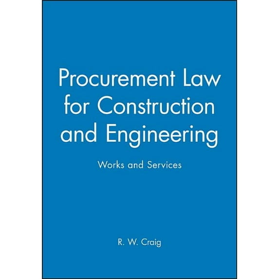 Procurement Law for Construction and Engineering: Works and Services (Hardcover)