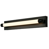 Procyon 24" ETL Certified Integrated LED Bathroom Lighting Fixture in Black