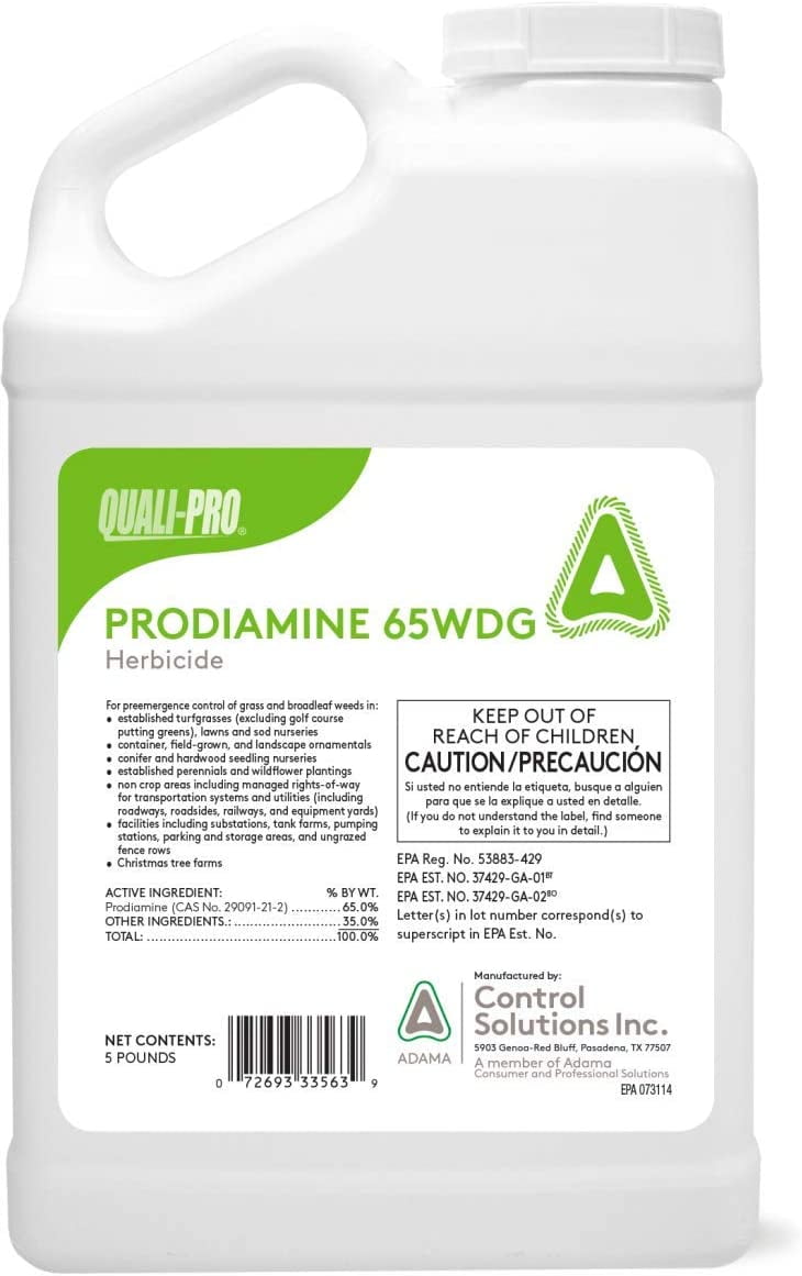 Prodiamine 65 5Lbs PreEmergent Grass Broadleaf Weeds ( Barricade