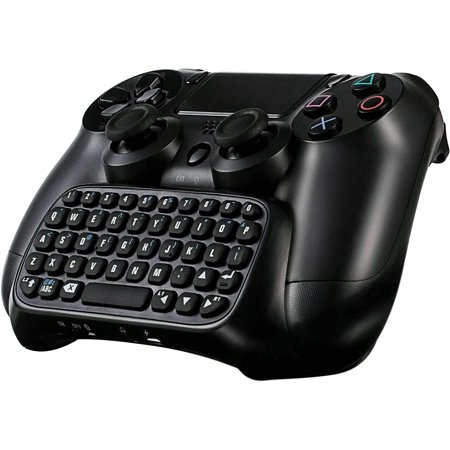 Prodico TP4-008 Wireless Chatpad Keyboard for Playstation PS4 Controller, Black
