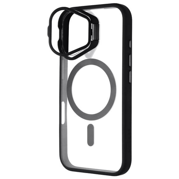 Prodigee Kickit Series Case for MagSafe for Apple iPhone 16 - Black/Clear
