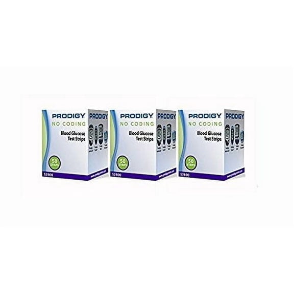 Prodigy Autocode Blood Glucose Test Strips, 150 Count